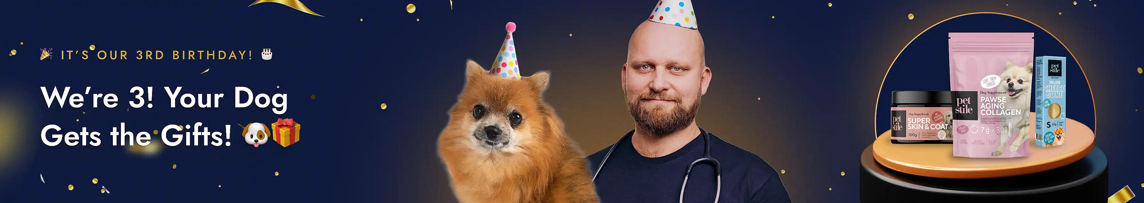 Happy birthday Sale Desktop Banner